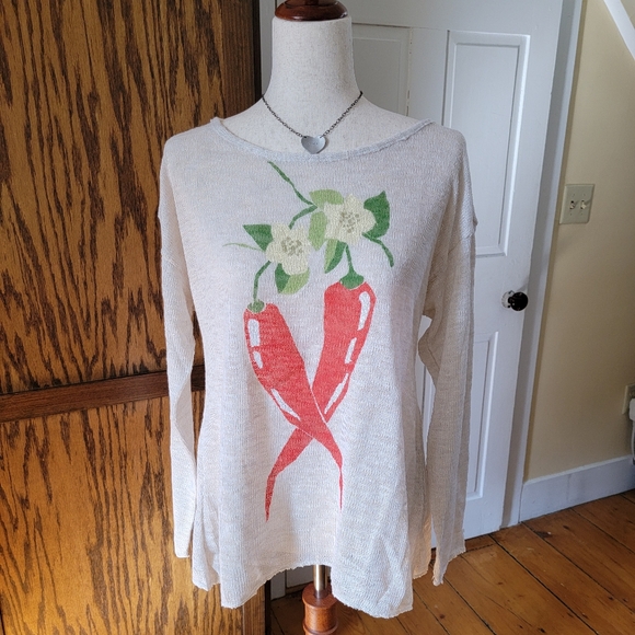 *Rare* Wildfox Chili🌶 Pepper Sweater - Picture 1 of 7